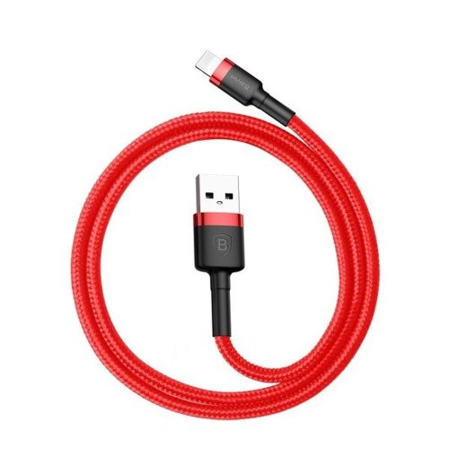 BASEUS kábel USB A - Lightning 2,4A Cafule CALKLF-A09 0,5 m piros fekete