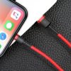 BASEUS kábel USB A - Lightning 2,4A Cafule CALKLF-A09 0,5 m piros fekete