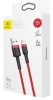 BASEUS kábel USB A - Lightning 2,4A Cafule CALKLF-A09 0,5 m piros fekete
