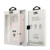 KARL LAGERFELD case for IPHONE 13 Pro KLHMP13LSSKCI (Ikonik Karl and Choupette + MAG) light pink