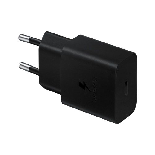 SAMSUNG original Töltő Type C PD 3A 15W EP-T1510NBEGEU fekete blister