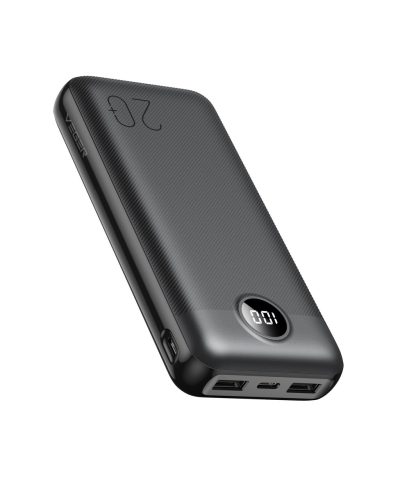 VEGER powerbank 20000 mAh PD QC3.0 2A 20W L20S (VP2039PD / W2039PD) fekete