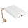 VEGER powerbank 10000 mAh vezeték nélküli töltéssel kompatibilis MagSafe PD QC3.0 2A 20W MagOn (VP1151 / W1151) fehér