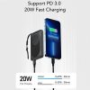 VEGER powerbank 10000 mAh vezeték nélküli töltéssel kompatibilis MagSafe PD QC3.0 2A 20W MagOn (VP1151 / W1151) fehér