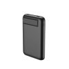 VEGER powerbank 5000 mAh vezeték nélküli töltéssel, kompatibilis a MagSafe PD QC3.0 2A 20W MagOn Kick (V0553P / W0553P) fekete