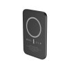 VEGER powerbank 5000 mAh vezeték nélküli töltéssel, kompatibilis a MagSafe PD QC3.0 2A 20W MagOn Kick (V0553P / W0553P) fekete