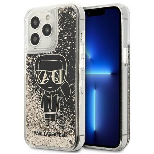 KARL LAGERFELD case for IPHONE 13 Pro KLHCP13LLGGKBK (Glitter Gatsby Ikonik) black