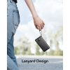 VEGER powerbank 10000 mAh beépített kábelekkel Micro USB / Type C / Lightning C10 (W1116) fekete