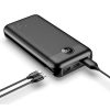 VEGER powerbank 30000 mAh PD QC3.0 3A 20W L30 (W3008PD) fekete