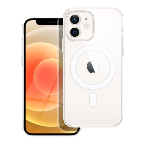 CLEAR MAG COVER tok kompatibilis a MagSafe-fel IPHONE 12 Mini-hez, átlátszó