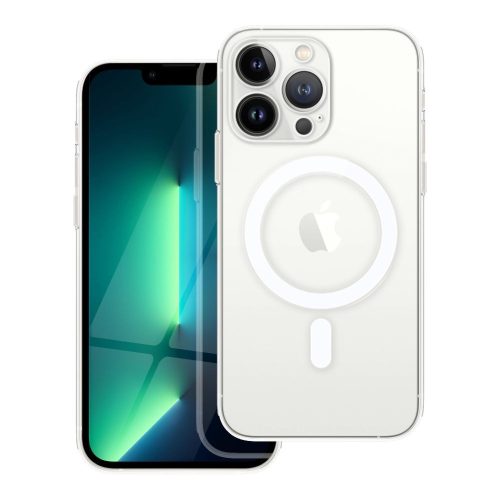 CLEAR MAG COVER tok kameravédelemmel, MagSafe kompatibilis IPHONE 13 Pro-hoz, átlátszó