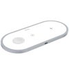HOCO vezetéknélküli fast Töltő HANDSOME 3 az 1-ben (mobil + óra + headset) CW24 fehér