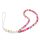 GUESS phone strap GUSTGMPP multicolor rózsaszín