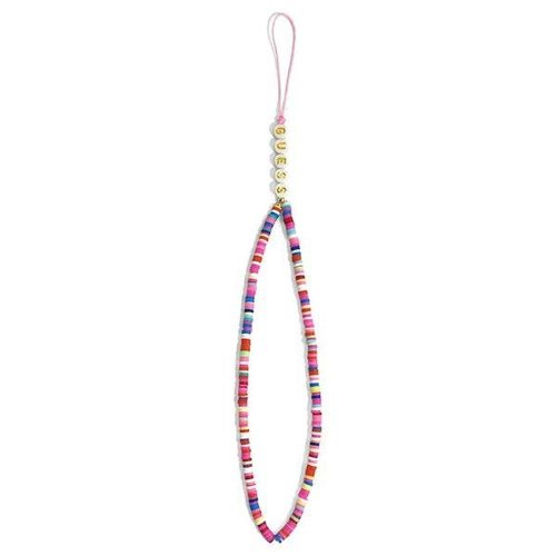 GUESS phone strap GUSTGMPP multicolor rózsaszín