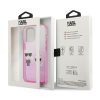 KARL LAGERFELD case for IPHONE 13 Pro KLHCP13LTGKCP (K Choupette Centered) gradpink
