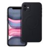 SILICONE MAG COVER tok kompatibilis a MagSafe-fel IPHONE 11-hez fekete