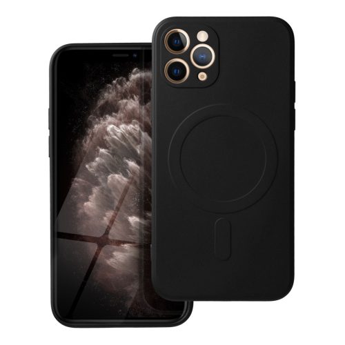 SILICONE MAG COVER tok kompatibilis a MagSafe-dal IPHONE 11 Pro fekete