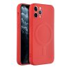 SILICONE MAG COVER tok, kompatibilis a MagSafe-val iPhone 11 Pro piros
