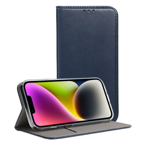 SMART MAGNETO könyvtok IPHONE 14 Plus készülékhez, sötétkék