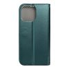 SMART MAGNETO könyvtok IPHONE 14 Pro Max készülékhez sötétzöld színben