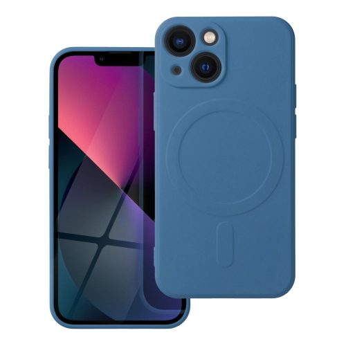 SILICONE MAG COVER tok, kompatibilis a MagSafe-fel, IPHONE 13 Mini kék