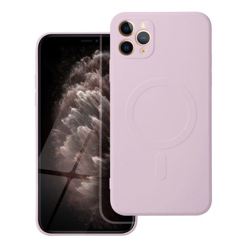 SILICONE MAG COVER tok MagSafe-kompatibilis IPHONE 11 Pro Max készülékhez, rózsaszín