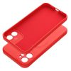 SILICONE MAG COVER tok kompatibilis a MagSafe rendszert használó IPHONE 12 készülékkel, piros színben
