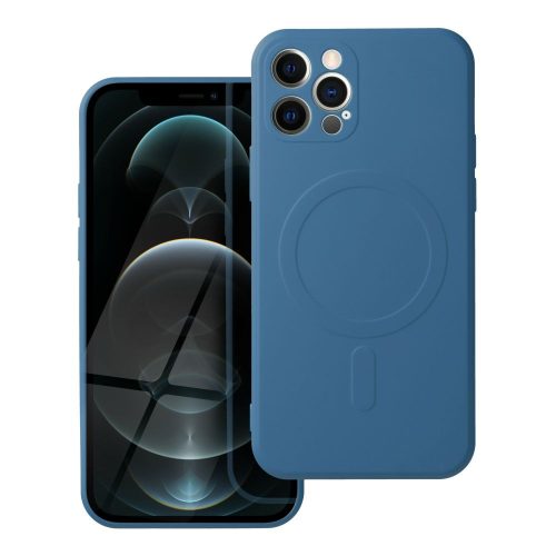 SILICONE MAG COVER tok kompatibilis a MagSafe-fel IPHONE 12 Pro-hoz kék