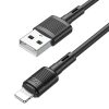 HOCO kábel USB A - Lightning 2,4A X83 1 m fekete