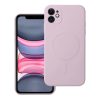 SILICONE MAG COVER tok, kompatibilis a MagSafe-fel IPHONE 11 rózsaszín színben