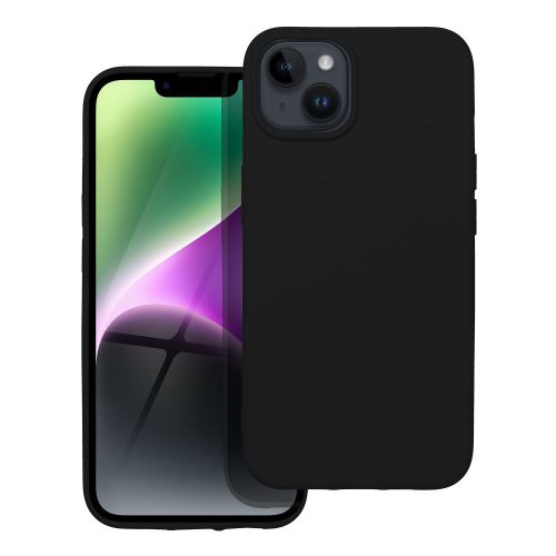 SILICONE tok IPHONE 14-hez fekete