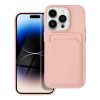 CARD tok IPHONE 14 Pro készülékhez rózsaszín