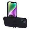 SILICONE RING tok iPhone 14 Plus számára fekete