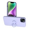 SILICONE RING tok IPHONE 14 Plus-hoz lila