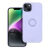 SILICONE RING tok IPHONE 14 Plus-hoz lila