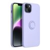 SILICONE RING tok IPHONE 14 Plus-hoz lila
