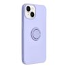 SILICONE RING tok IPHONE 14 Plus-hoz lila