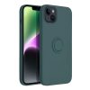 SILICONE RING tok IPHONE 14 Plus-hoz zöld színben