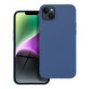 SILICONE tok IPHONE 14 Plus-hoz kék