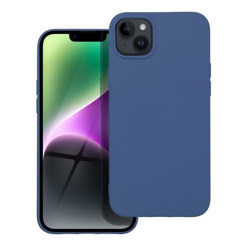 SILICONE tok IPHONE 14 Plus-hoz kék