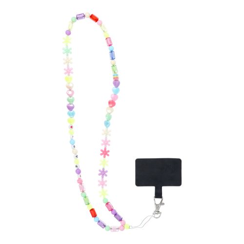 PIXIE telefontartó nyakpánt, telefon medál / zsinór hossza 68 cm (34 cm a hurokban) / nyakon - csillagok