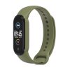 Szilikon szíj okoskarkötőhöz Xiaomi Mi Band 5 / 6 / 7 zöld (08)