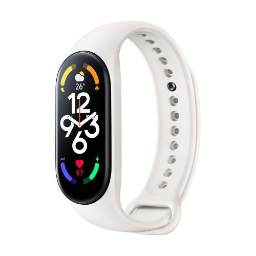 Szilikon szíj XIAOMI Mi Band 5 / 6 / 7 homok (11)