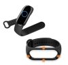Szilikon szíj XIAOMI Mi Band 5 / 6 / 7 homok (11)