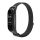 Nylon szíj a XIAOMI Mi Band 5 / 6 / 7-hez fekete (05)