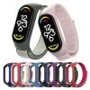 Nylon szíj a XIAOMI Mi Band 5 / 6 / 7-hez fekete (05)