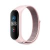 Nylon szíj XIAOMI Mi Band 5 / 6 / 7 rózsaszín (07)