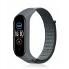Nylon szíj XIAOMI Mi Band 5 / 6 / 7 számára szürke (19)
