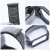 Nylon szíj XIAOMI Mi Band 5 / 6 / 7 számára szürke (19)