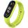 Szilikon szíj XIAOMI Mi Band 5 / 6 / 7-hez zöld színben (05)